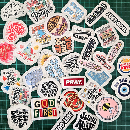 J.E.S.U.S Waterproof Sticker