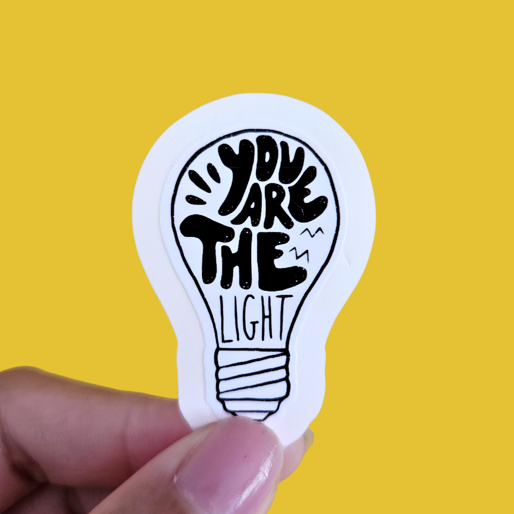 Be The Light Waterproof Sticker