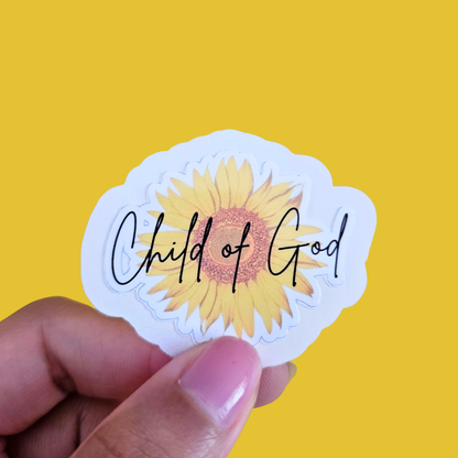 Child Of God Waterproof Sticker