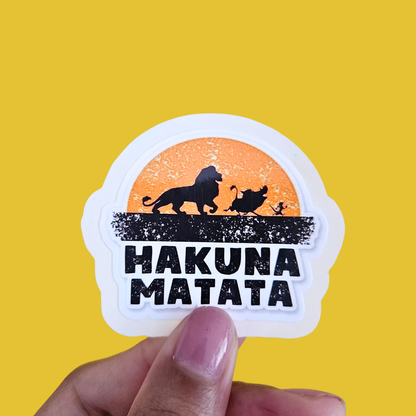 Hakuna Matata Waterproof Sticker