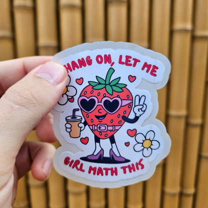Girl Math Sticker