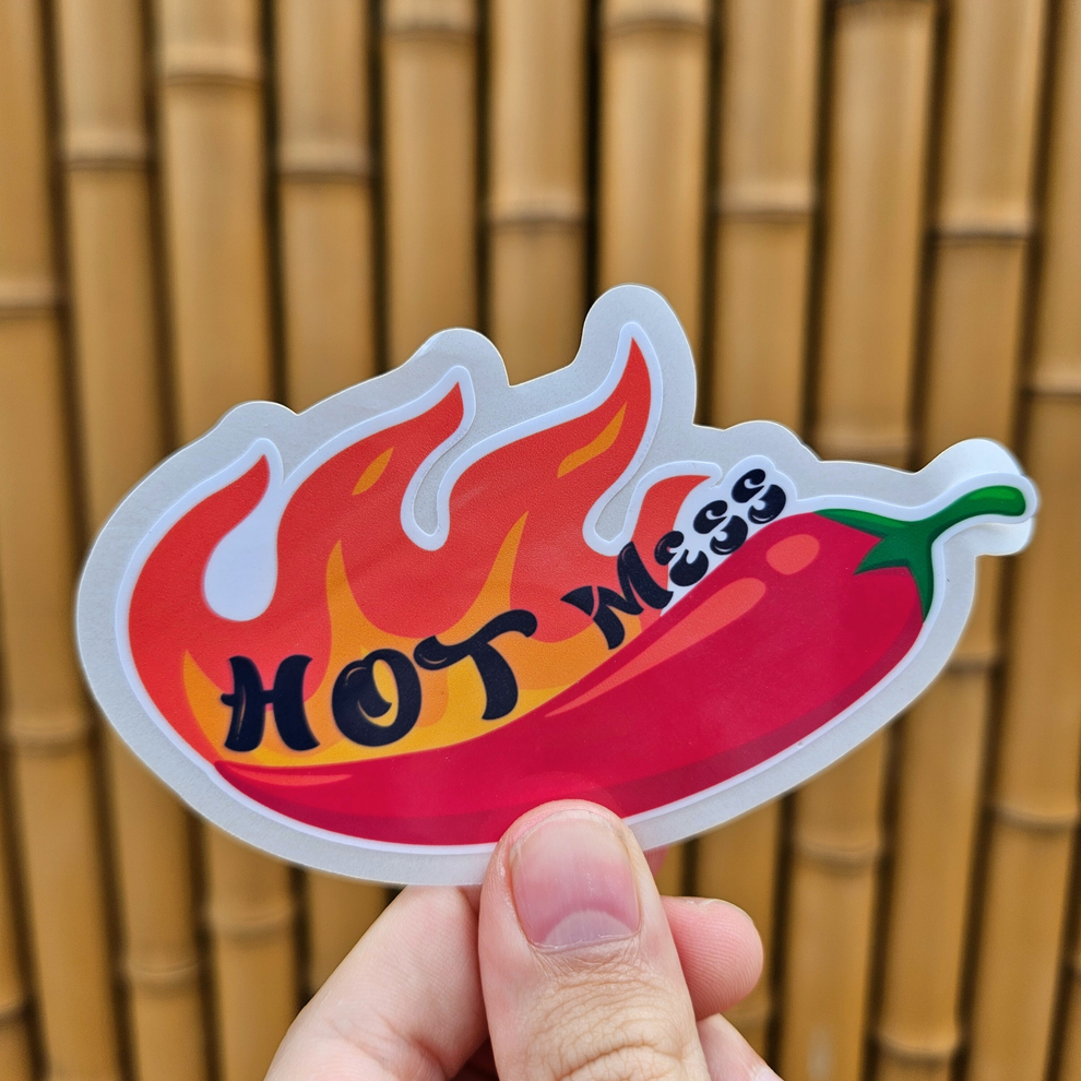 Hot Mess Sticker – SUNDAZE.